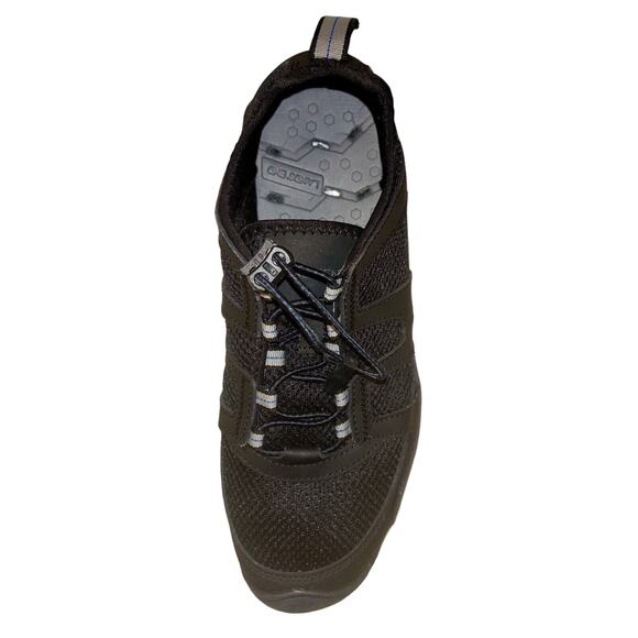 Lands' End Men's Sneaker‎ Water Shoes Black Size 8 D Hiking Shoes Outdoor Bungee - Picture 9 of 11
